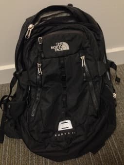Selling The North Face Surge 2 Black Pack 1