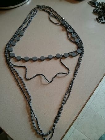 Ladies Purse and necklace - $10 3