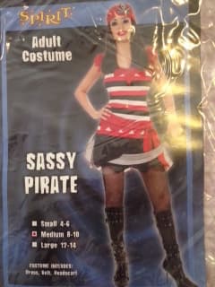 Halloween costume LADIES pirate 1
