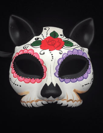 Venetian Halloween Masquerade Cat Mask $10 1