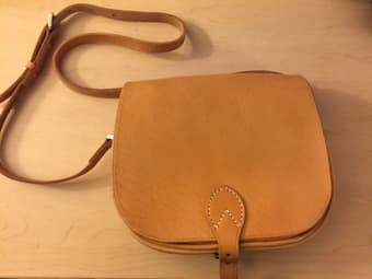 Joy Division Tan Leather Crossbody $67 2