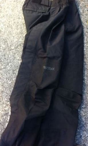 Marmot Gore Tex Ski or Board Pants, Mens's Large, Black 1