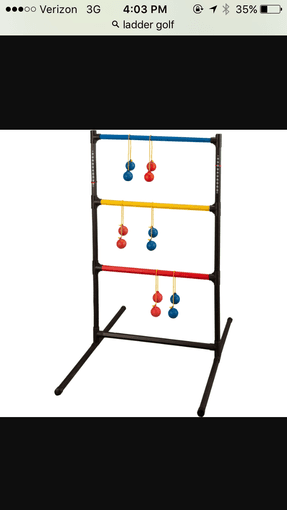 Ladder golf lawn game. $10 1
