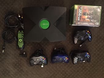 Original Xbox and games 1