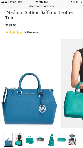 Michael Kors Sutton Leather tote $275 obo 1