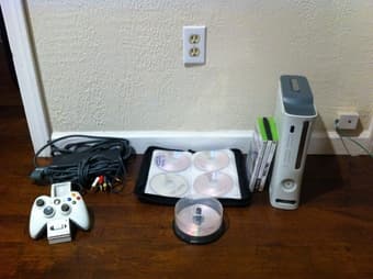 Xbox 360 with 52 games 1