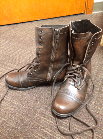 FOR SALE: Steve Madden Troopa Boots - Dark Brown - W 7.5 2