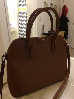 Tan Ralph Lauren Purse/Tote 2