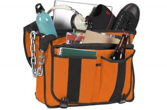 Chrome Buran Laptop messenger bag BRAND NEW (Orange) 3