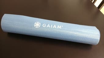 Gaiam Yoga Mat, Blue 1