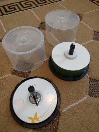 Blank, writable DVD's and CD's - $5 1