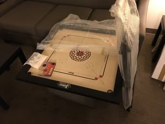 Brand new carrom board with stand for sale 1