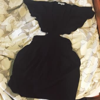 Sexy black dress for $7 1