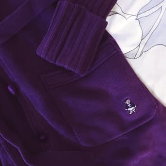 Women's Purple Sweater Coat For $7 4