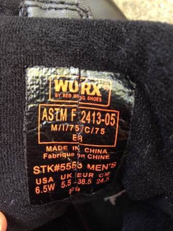 Red Wing Steel Toed Boots ($15) 3