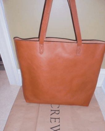 MADEWELL the transport tote English saddle 2