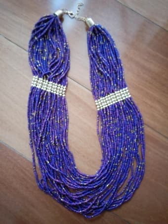 Purple necklace $5 1
