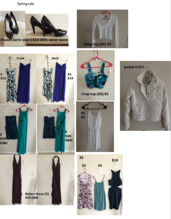 Spring sale: dresses, tops, jacket, shoes 1