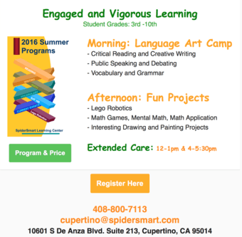 summer camp for reading and writing 8th-10th grades 2