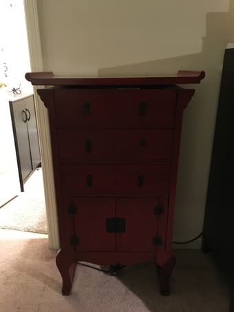 **REDUCED** Pier 31 oriental-style jewelry storage - $99 2