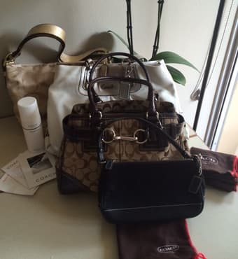 Four Authentic Coach Bags - all for $150 1