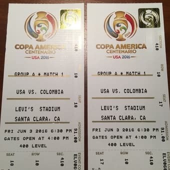 2016 COPA AMERICA CENTENARIO - USA VS COLUMBIA 1