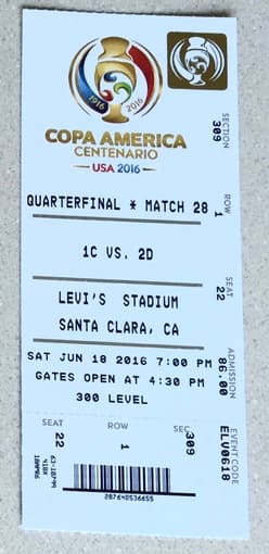 Copa America Quarterfinal Jun 18 1