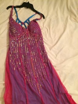 Formal Sequenced Gown, Size 8 1