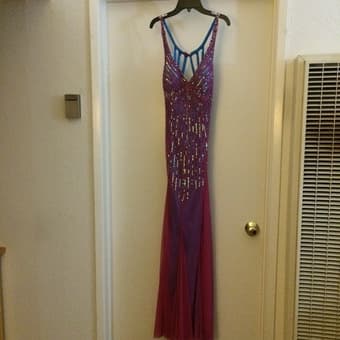 Formal Sequenced Gown, Size 8 3