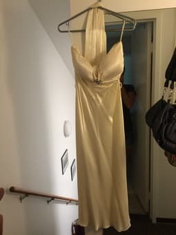 Pretty gala dress - cream color, $25 1