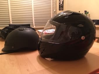 Men's full/half motorcycle helmets; women's motorcycle jacket;tank bag 1