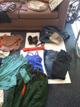 7jeans, patagonia, lulu lemon, $3-$15; pick up today 1