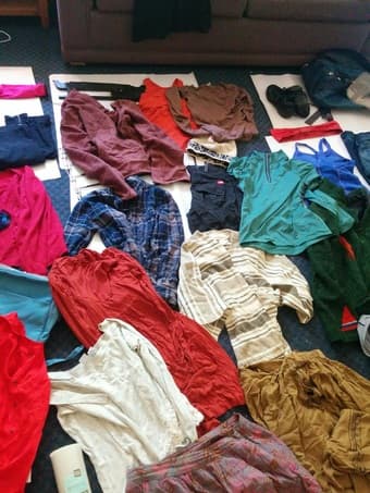 7jeans, patagonia, lulu lemon, $3-$15; pick up today 2