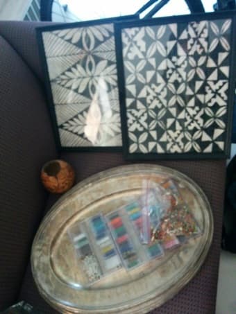 tribal art etc ($3-10); pick up today 1