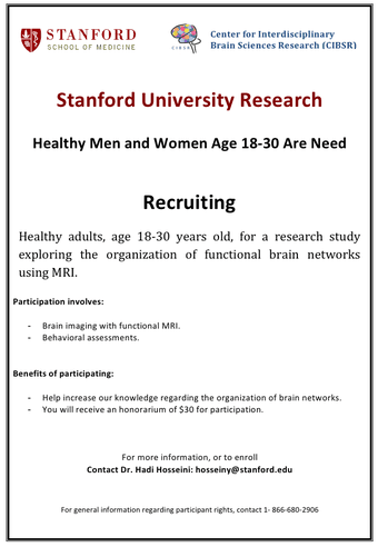Healthy Participants Needed for Rest-Pos Study! 1
