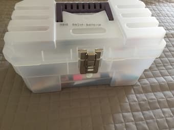 Art Supply Box with supplies ! $15 ONLY! 1