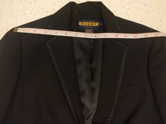 Ralph Lauren Rugby Women's Wool Faille Tuxedo Jacket, Black, Size 0 2