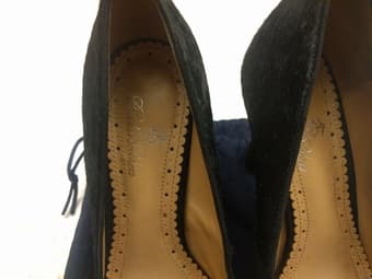 Brooks Brothers Haircalf Platform Pumps Women's Size 6 (Black) - $20 2