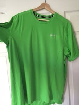 Nike Running Shirt - green, size L 1