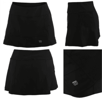 NWT Two Tennis Skirt/Skort Black XS 2