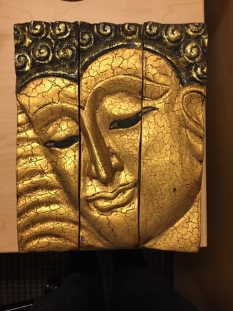 Thai Gold Buddha Wall Art $15 1
