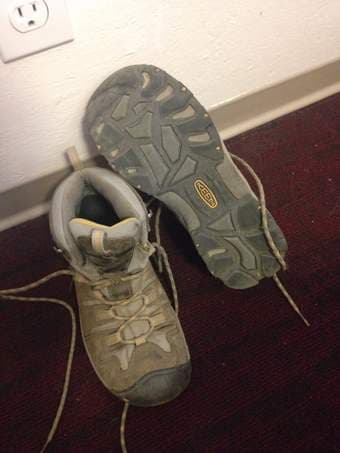 $20 OBO: Keen women's hiking boots, size 7.5, used 2