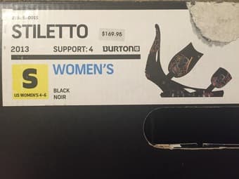 Snowboard Bindings Burton Stiletto $60 4