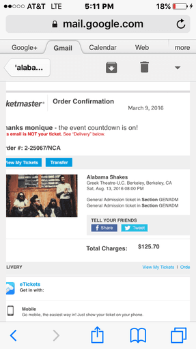 Alabama Shakes concert this Saturday in Berkeley @8! 1