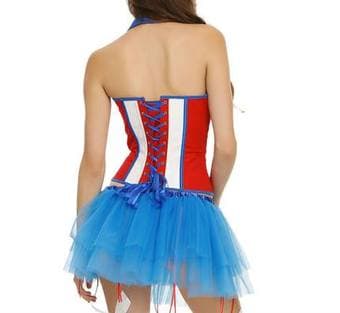 Captain America Corset (Perfect for Halloween!) 2