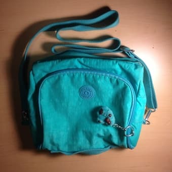 [Moving Sale] Seafoam Green Kipling Lunch Bag $20 1