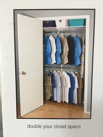 Closet extension rod @$10 1