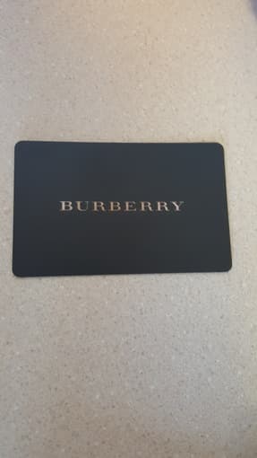 Burberry Gift card  ($130) for $95 1