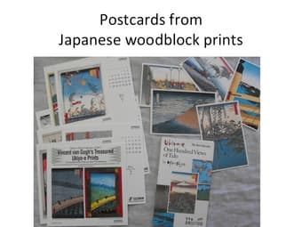 Japanese ukiyo-e postcards 1