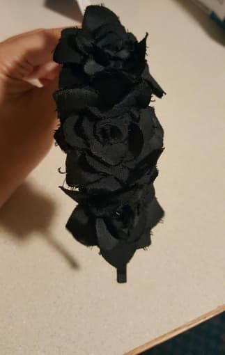 J. Crew black headband  ($5) 2